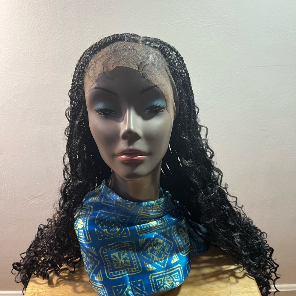 Fecihor Boho Knotless Braided Wig.  Color:  1B